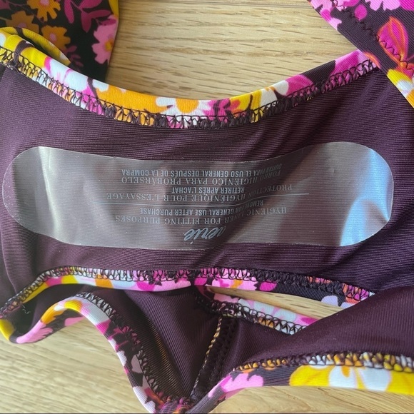 NWOT AERIE FLORAL BIKINI BOTTOMS - M - Picture 7 of 9